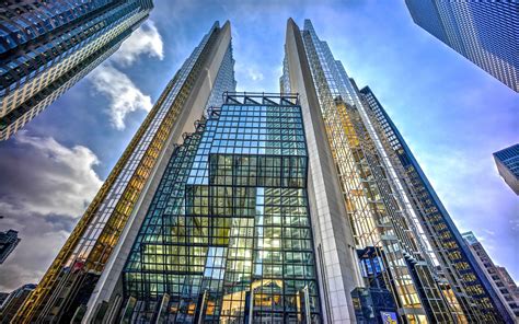 Worm's Eye view of building