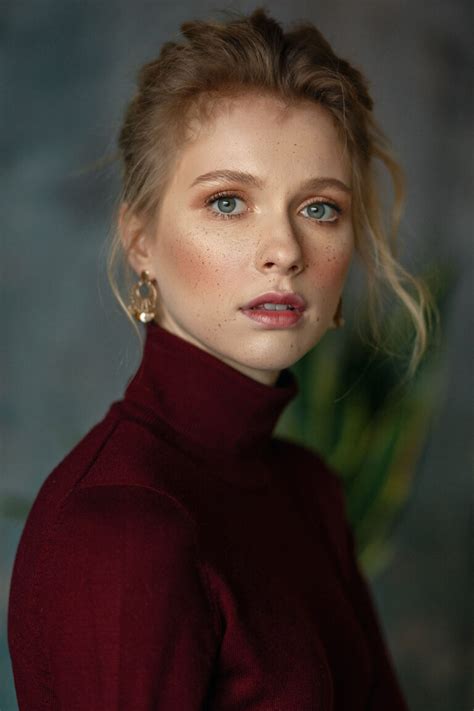 Beautiful woman looking at camera